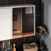 SoBuy Stenska omara z ogledalom 48x15x48cm BZR94-W (kopija)