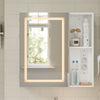 SoBuy BZR239-E-W Armadio specchio bagno con LED (immagine 11/12)