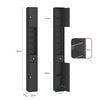 SoBuy BZR34-III-SHSCH BARBA KOPARNA KOPARNA OBMAČILA, VISOKO Z NASTAVITVO POTI IN OBMAČILA SPREMELA, MDF, NERO, 20X180X20CM