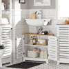 SoBuy Sublavabo Mobile za kopalnico Sottolavabo kopalnica kopalniška omara Sublavabo White BZR40-W