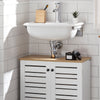 SoBuy Sublavabo Mobile za kopalnico Sottolavabo kopalnica kopalniška omara Sublavabo White BZR40-W