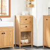 SoBuy Kopalniška omarica s kopalnico s kopalniško garderobo v naravi 40x35x90cm BZR99-N