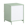 SoBuy Posteljna miza z 2 predali ali zelena soba zelena soba L40 x p44 x a49cm fbt164-gr