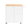 SoBuy Crenrenza s kolesi 105x46x92 cm fkw126-ww (kopija)