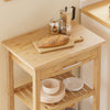 SoBuy Wooden trolley 80x40x90cm FKW24-N