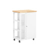 SoBuy Kuhinjski voziček White Crentenza z garderobo in FKW75 -Own FKW75