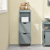 SoBuy Kolenska omara v kopalnici omara za kopalnico shranje sive l30*p30*a90 cm frg127-sg