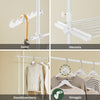 SoBuy Walk-in wardrobe 195x42x295cm FRG34-II-W