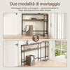 SoBuy Space-saving console table 120x20x65cm FSB19-SCH