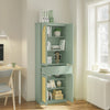 SoBuy FSB107-GR Scarpiera 4 ante salvaspazio con appendiabiti e cassetto (immagine 11/12)