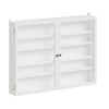SoBuy FSB113-W Mobiletto da Parete Sospeso con Ante Battenti, Bianco - immagine 1/12