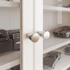 SoBuy FSB113-W Mobiletto da Parete Sospeso con Ante Battenti, Bianco - immagine 7/12
