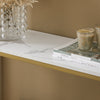 SoBuy Table Console Modern vhodni vidik Vintage Style Marmor L80*P30*75cm FSB29-G