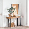 SoBuy Tabela mize konzole Tabela Tabela za kavč vesoljski industrijski slog Marrone 120x40x75cm FSB88-F