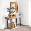 SoBuy Tabela mize konzole Tabela Tabela za kavč vesoljski industrijski slog Marrone 120x40x75cm FSB88-F