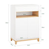SoBuy Crenrenza z drsnimi vrati 120x40x70cm FSB60-E (kopija)