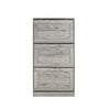 SoBuy Prodaja stojala za čevlje s 3 osvetlitvenim robom Slim, 60x23x115cm, siva, FSR137-L-HG