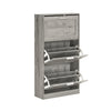 SoBuy Prodaja stojala za čevlje s 3 osvetlitvenim robom Slim, 60x23x115cm, siva, FSR137-L-HG