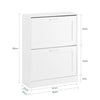 SoBuy Scarpiera 60x23x79cm FSR137-SH (kopija)