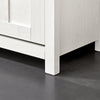 SoBuy Scarpiera z 1 vrati in 2 policami čevljev z držalo za vhodno držalo za vhod za shranjevanje z belo blazino 80x29x50cm FSR161-W