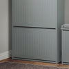 SoBuy Scarpiera s 3 loputami in 6 policami z dodatnim vkrcanjem vkrcanja vkrcanja siva 61x26x120cm FSR165-H-HG