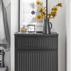 SoBuy Scarpiera z dvema osvetlitvama in 1 predal z dodatnim predelkom Black Space Run 61x26x100cm FSR165-SH