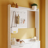 SoBuy FSR233-W Scarpiera Salvaspazio con Specchio, 9 Ripiani, Bianco - immagine 6/12