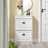 SoBuy FSR78-WG Trgovina vitka tanka z 2 razredom Age Gardaradio Age Modern Now za vhod, Corid ali klic 54x24x82cm Effect Wood Aysing White