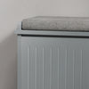SoBuy Scarp z loputo in blazino za čevlje, 62x46x26 cm fsr98-hg