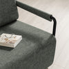 SoBuy FST99-DG Poltrona relax con poggiapiedi indipendente (immagine 5/12)