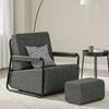 SoBuy FST99-DG Poltrona relax con poggiapiedi indipendente (immagine 2/12)