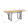 SoBuy Counter table 120x63x95cm FWT98-PF