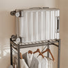SoBuy KLS23-SCH Appendiabiti da terra in metallo e legno con cassetto (immagine 10/12)