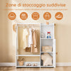 SoBuy Giardaroba priprt za otroke 97x35x108cm KMB40-W (kopija)