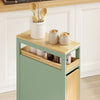 SoBuy NSR14-GR Carrello Salvaspazio Stretto 20 cm Verde (immagine 10/12)