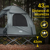 SoBuy Zložljiva zavesa 193x145x188cm OGS32-L-HG (kopija)