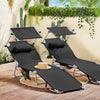 SoBuy 2 x Zložljiva blazina blazine blazine in nastavljiva streha 4 Ponovni vogali s črnim organizatorjem, OGS48-SHCH