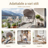 Sobuy SDA14-HG, Garden Tiles 15 Pieces Interlocking Outdoor Flooring Non-Slip Outdoor Tiles for Balcony and Garden Gray 30.5x30.5x2 cm