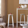 SoBuy Set 5 miza s 4 stolčki, miza za pult z bar s polotoki stolčki OGNT22 -Own Kitchen