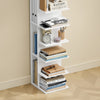 SoBuy STR14-H-W Libreria a Colonna con 10 Ripiani, Bianco - immagine 8/12
