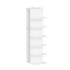 SoBuy STR14-W Mobile Scaffale Libreria Stretta, 5 Livelli, Bianco - immagine 1/12