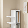 SoBuy STR14-W Mobile Scaffale Libreria Stretta, 5 Livelli, Bianco - immagine 5/12