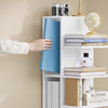 SoBuy STR14-W Mobile Scaffale Libreria Stretta, 5 Livelli, Bianco - immagine 6/12