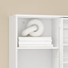 SoBuy STR16-W Scaffale a Giorno Sospeso con 4 Ripiani, Bianco - immagine 7/12