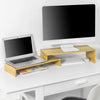 SoBuy Desk PC Monitor Podpora za 2 monitor z nastavljivimi višini podpora Monitor Desk Dodatna miza BBF07-N