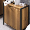 SoBuy Kopalniška omara sottorwater omara z dvema lesenimi vrati v lesu BZR63-III-PF