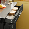 SoBuy Kuhinja Trollery Black Kitchen Kitchen Kuhanje s kolesi FKW110-SH