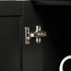 SoBuy Kuhinja Trollery Black Kitchen Kitchen Kuhanje s kolesi FKW110-SH
