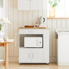 SoBuy Kuhinjski košarici Les kuhinja kuhinja varna soba s predalom in omarico 82x46x88 cm fkw113-ww