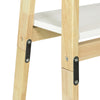 SoBuy Polica knjižnih polic na stopniščih Lesena lestvica FRG162-N